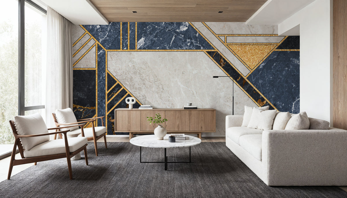 Dunand Stone Mural Wallpaper - room preview 06