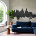 Dresden Germany Skyline Concrete Mural Wallpaper - room preview 06