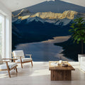 Spray Lake River Mural Wallpaper - room preview 06