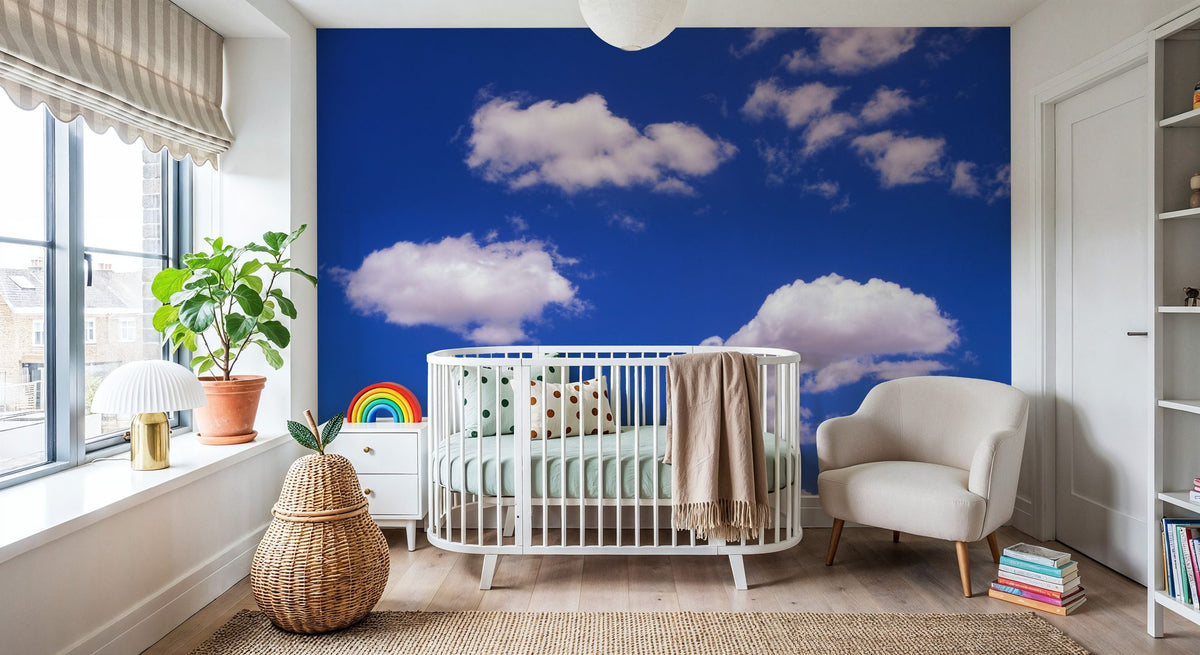 Partly Cloudy Sky Mural Wallpaper - room preview 06