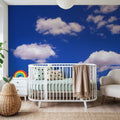 Partly Cloudy Sky Mural Wallpaper - room preview 06