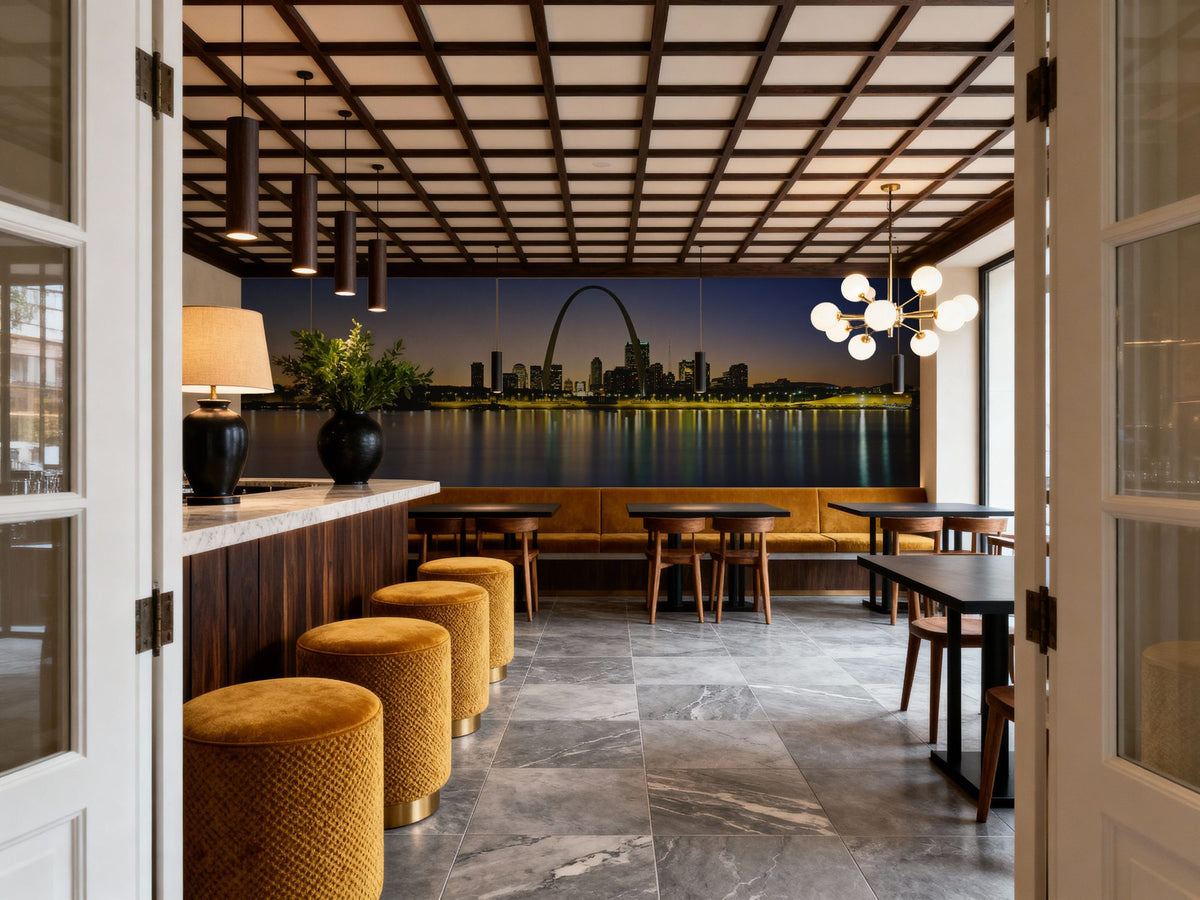 Gateway Twilight Mural Wallpaper - room preview 06