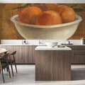 Peaches in Old Bowl Mural Wallpaper - room preview 06