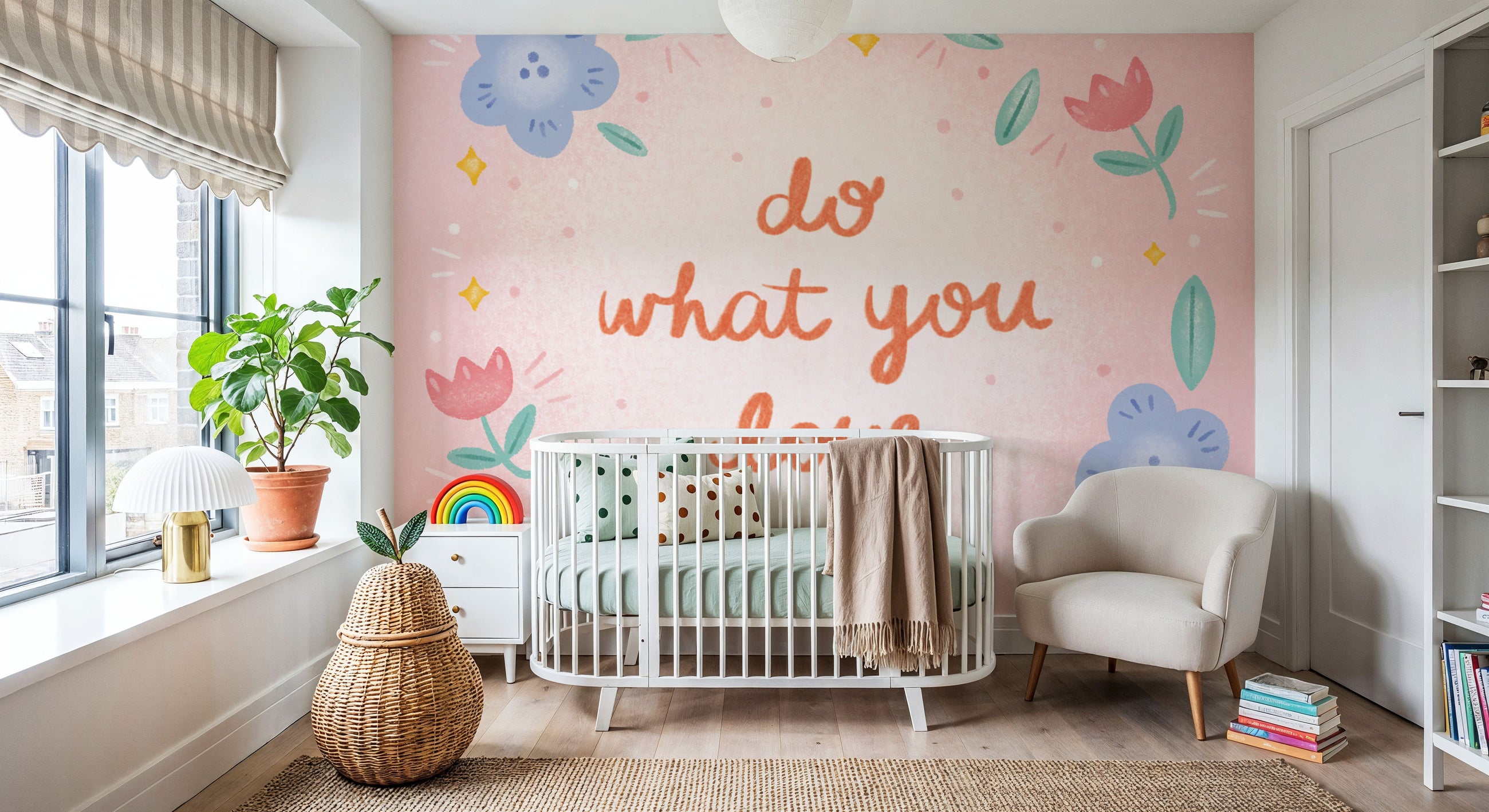 Do What You Love Mural Wallpaper