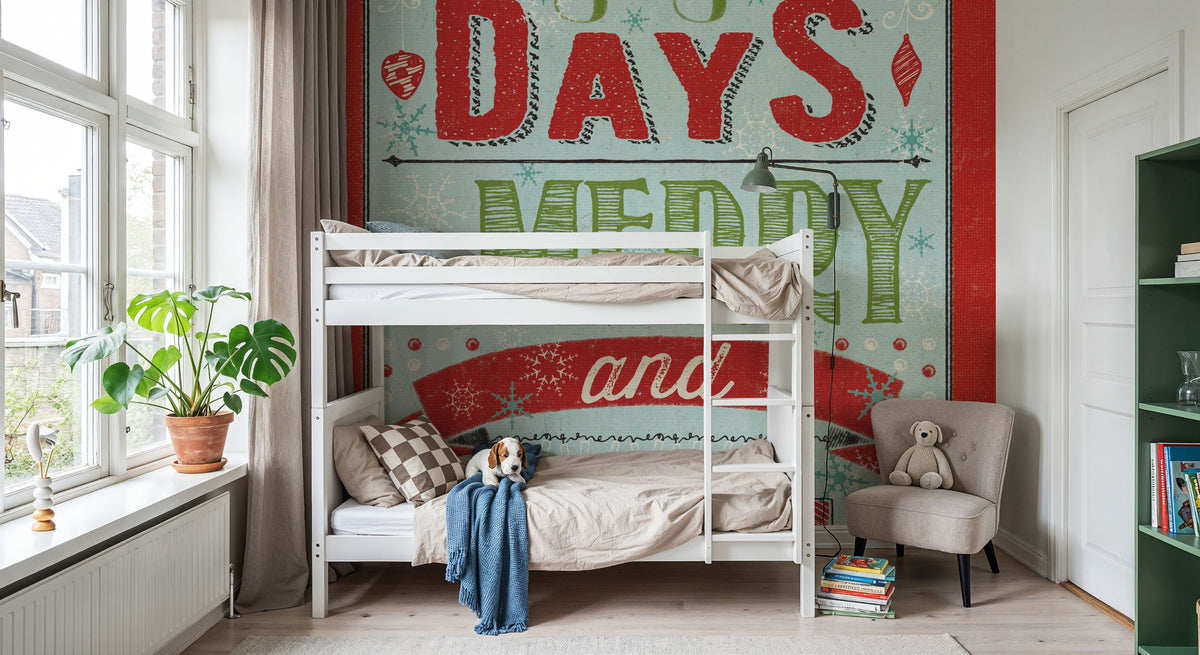 Holiday Talk Light II Mural Wallpaper - room preview 06