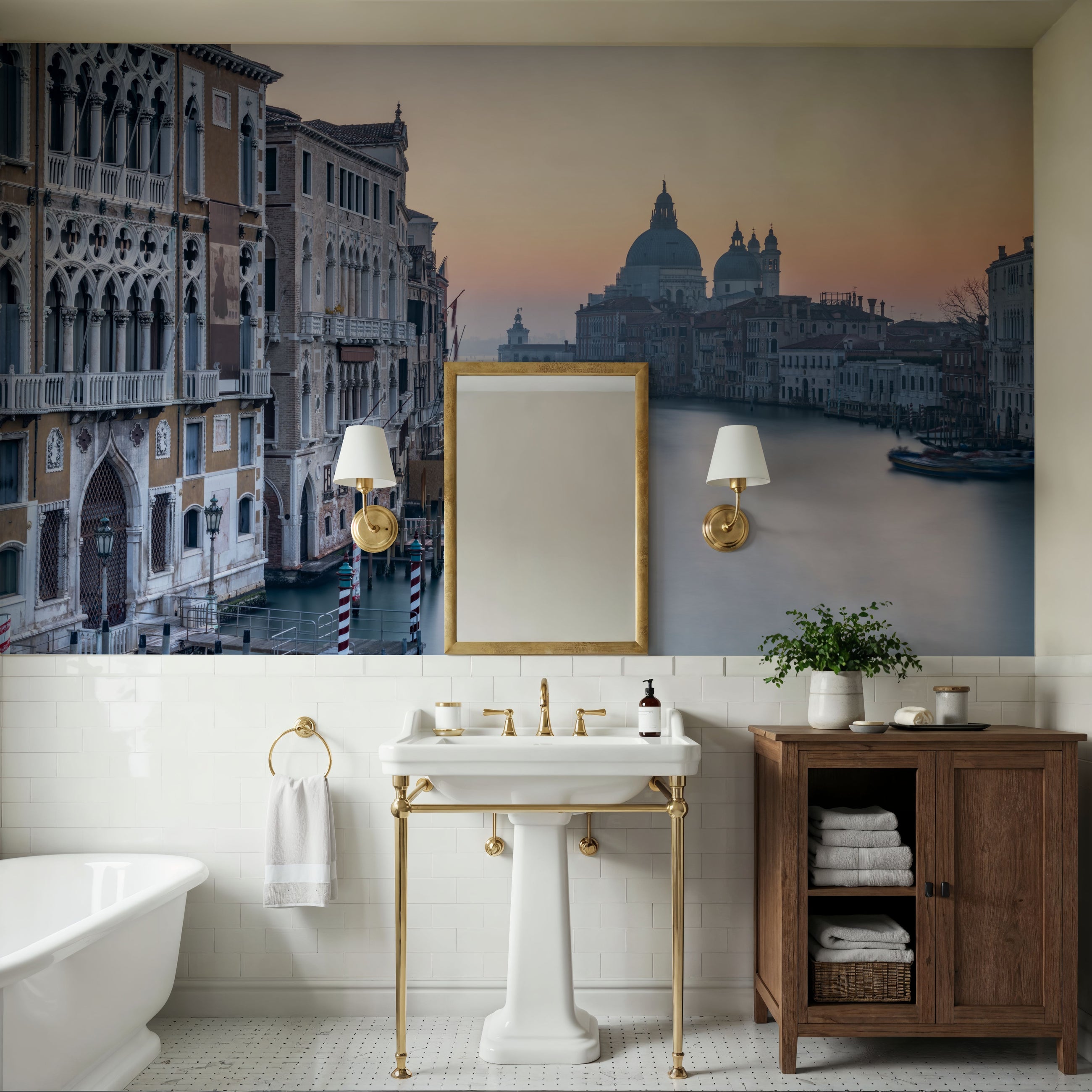 Grand Canal Tranquility Mural Wallpaper