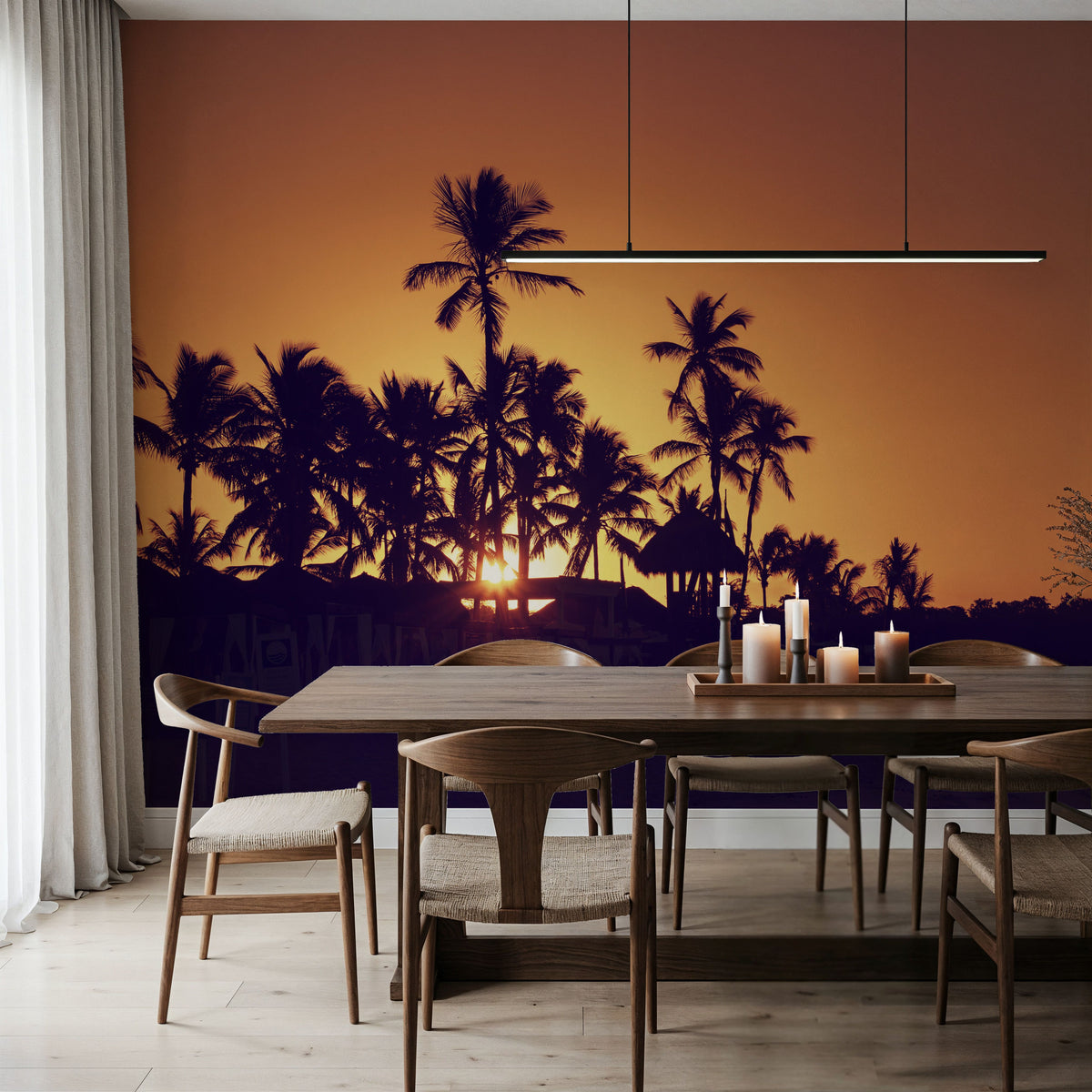 Early Morning Surf Mural Wallpaper - room preview 06