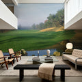 Misty Fairway Serenity Mural Wallpaper - room preview 06