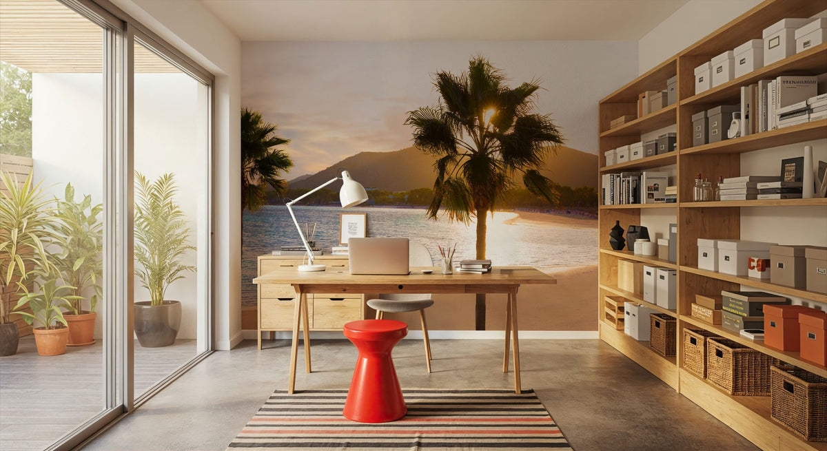 See Through Palms Mural Wallpaper - room preview 06