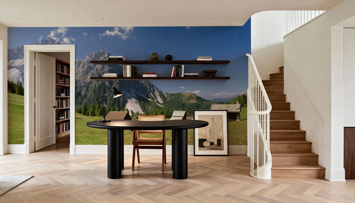 Mountain Cabin Retreat Mural Wallpaper - room preview 06