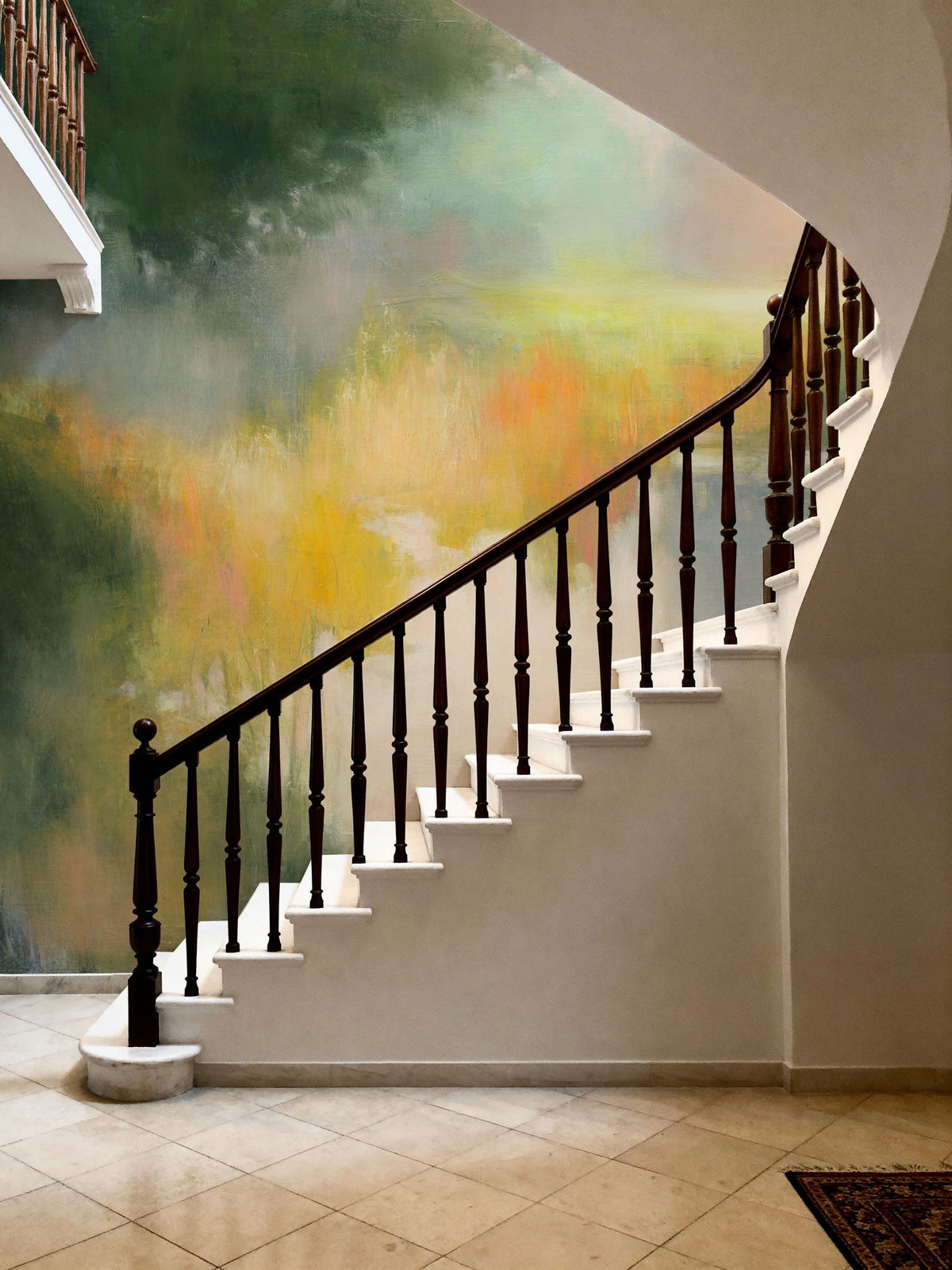 White Oak Pond Mural Wallpaper - room preview 06