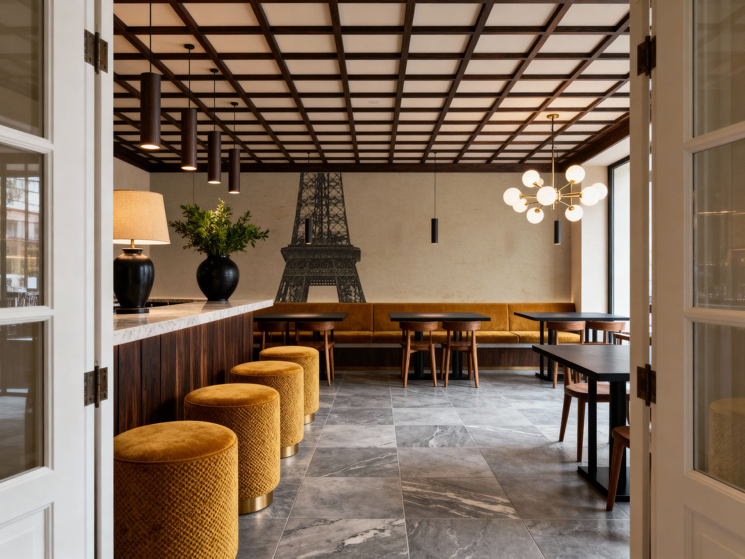 Paris 1900 Mural Wallpaper
