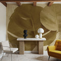 Ornate Monstera Leaf II Mural Wallpaper - room preview 06