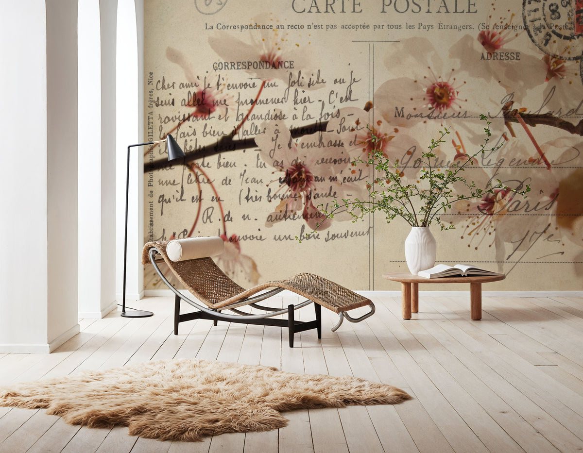 Letters to My Love I Mural Wallpaper - room preview 06