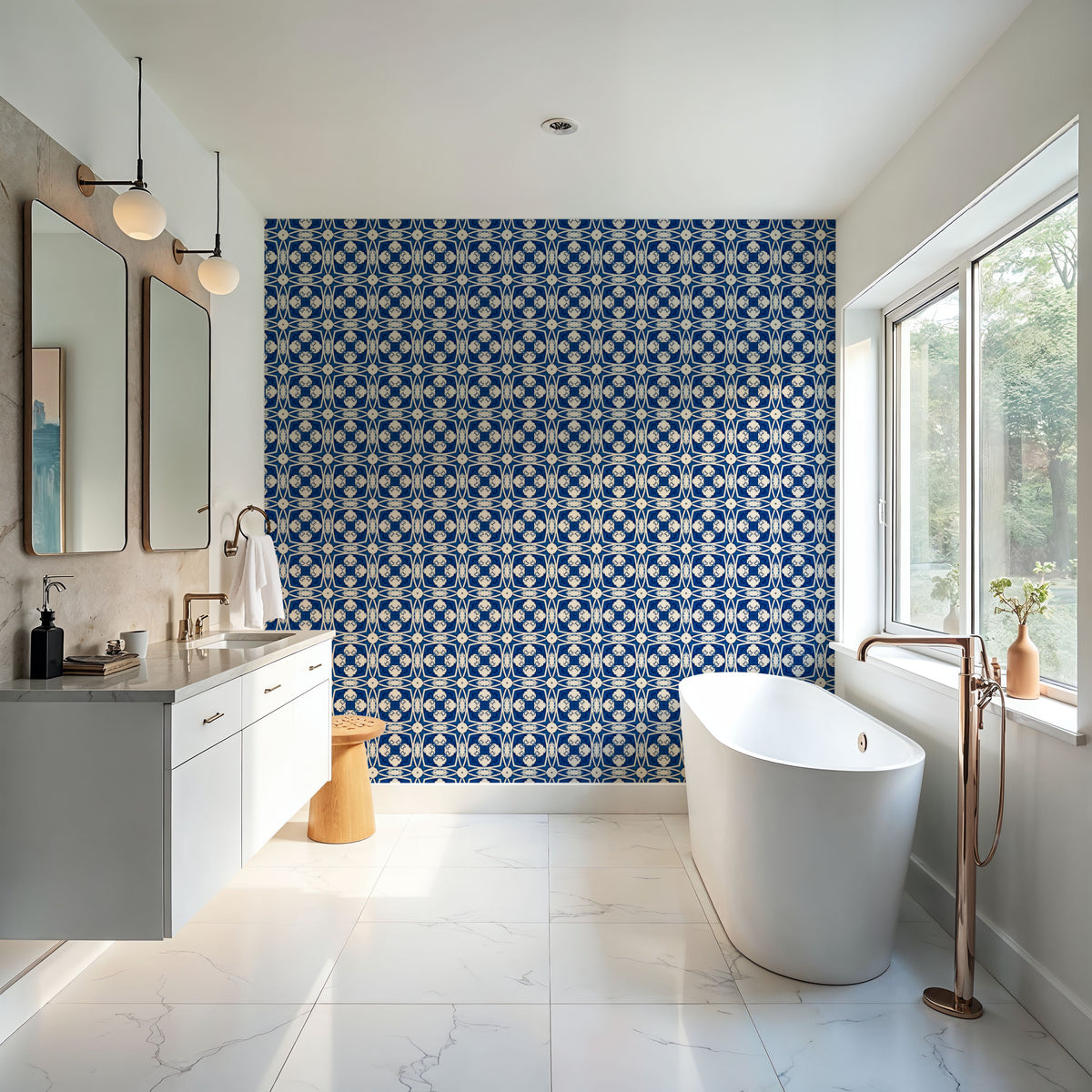 Nara Cotton Fields Mural Wallpaper - room preview 06