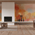 Fall Sunrise Mural Wallpaper - room preview 06