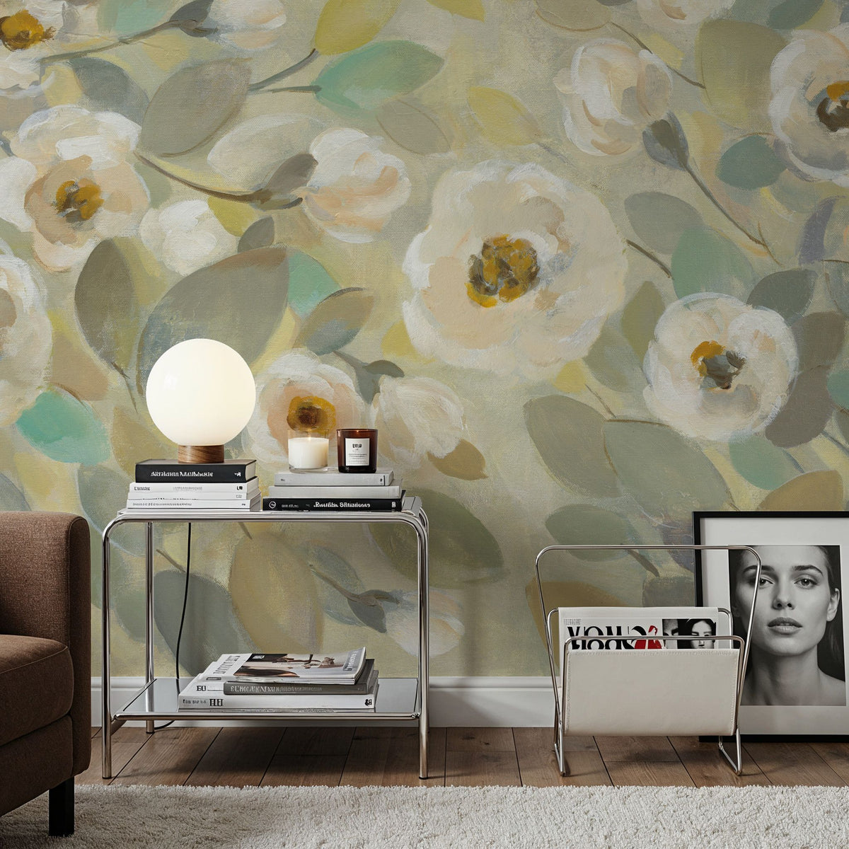 Blooming Branches Flower Mural Wallpaper - room preview 06