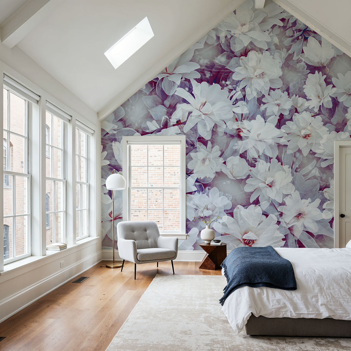 Magnolia Tapestry Mural Wallpaper - room preview 06