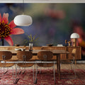 Peach Dahlias Mural Wallpaper - room preview 06