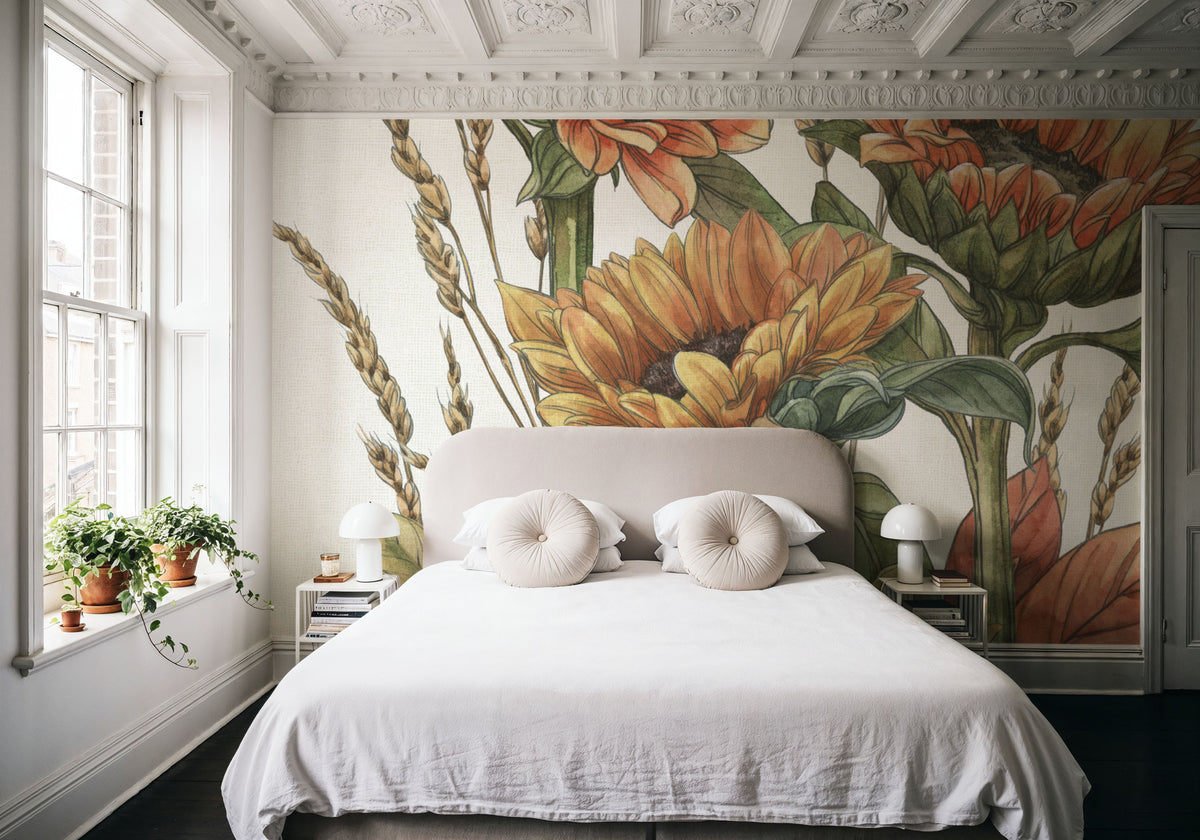 Harvest Home IX Mural Wallpaper - room preview 06