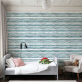 Horizontal Repeat Mural Wallpaper - room preview 06