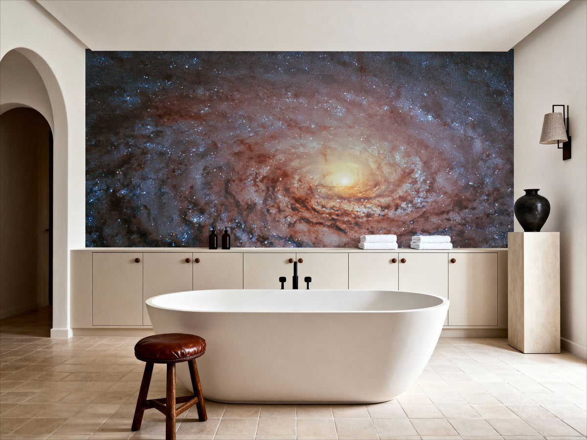 Galactic Sunflower Mural Wallpaper - room preview 06