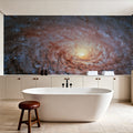 Galactic Sunflower Mural Wallpaper - room preview 06