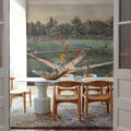 Hoboken Baseball Mural Wallpaper - room preview 06