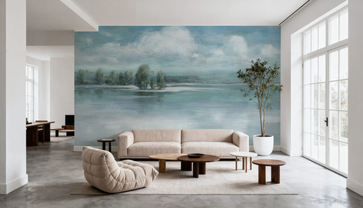 Cloud Horizon Mural Wallpaper - room preview 06