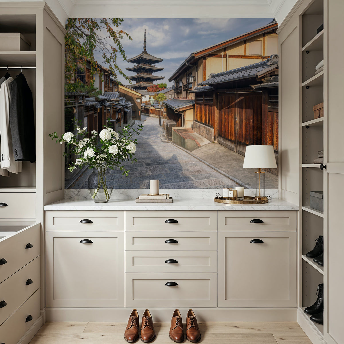 Yasaka Pagoda Mural Wallpaper - room preview 06