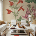 Salvia Florals I Mural Wallpaper - room preview 06