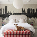 Quito Ecuador Skyline Concrete Mural Wallpaper - room preview 06