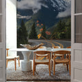 Colonial Peak and North Cascades Highway Mural Wallpaper - room preview 06