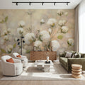 Cotton Field Mural Wallpaper - room preview 06