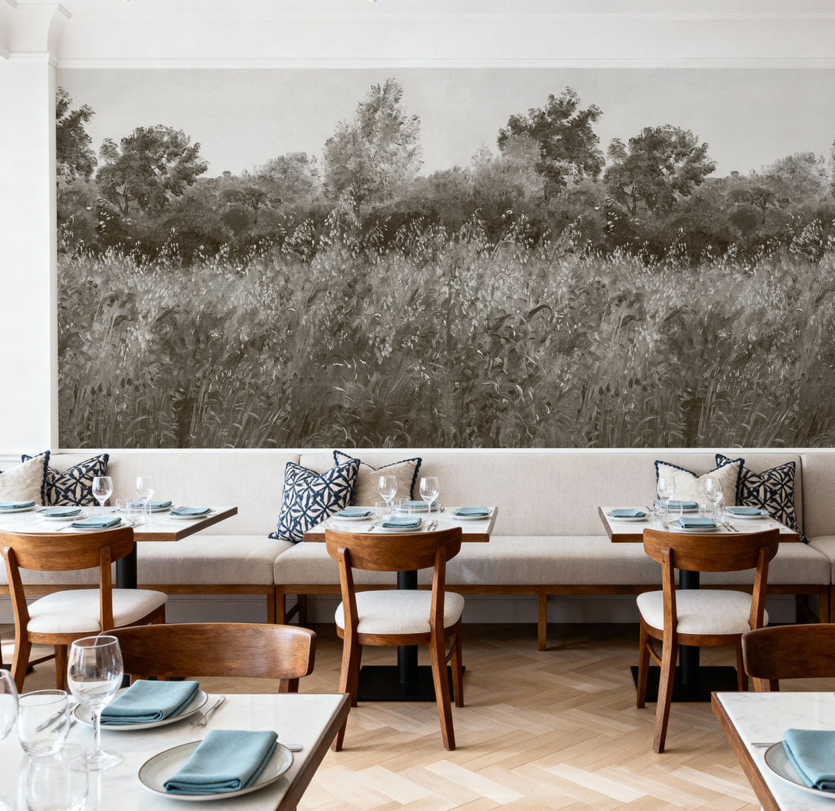 Meadow Whisper, Earth Mural Wallpaper - room preview 06