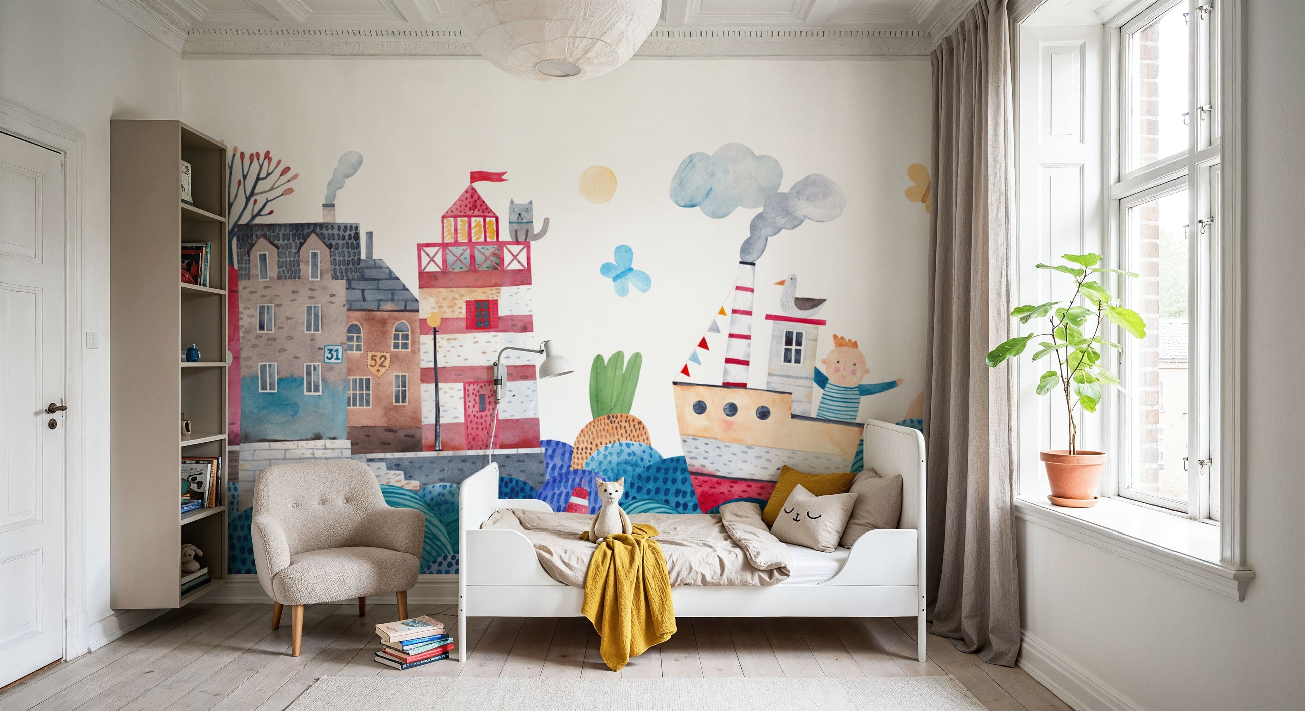 Travel Around the World Mural Wallpaper