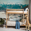 Downhill Skiing Mural Wallpaper - room preview 06