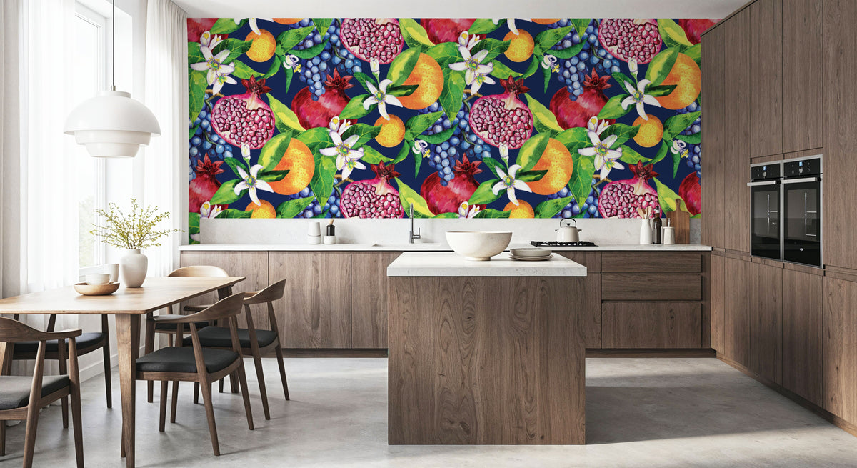 Midnight Harvest Mural Wallpaper - room preview 06