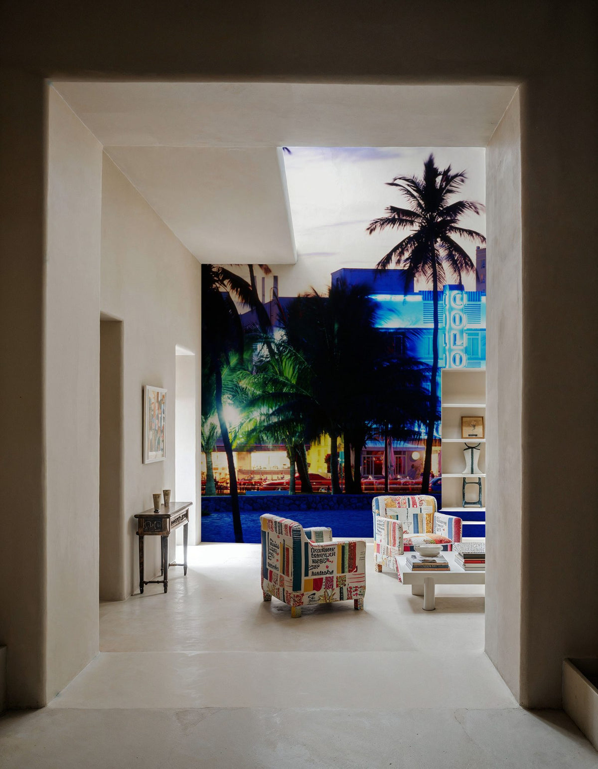 Neon Colony Sunset Mural Wallpaper - room preview 06