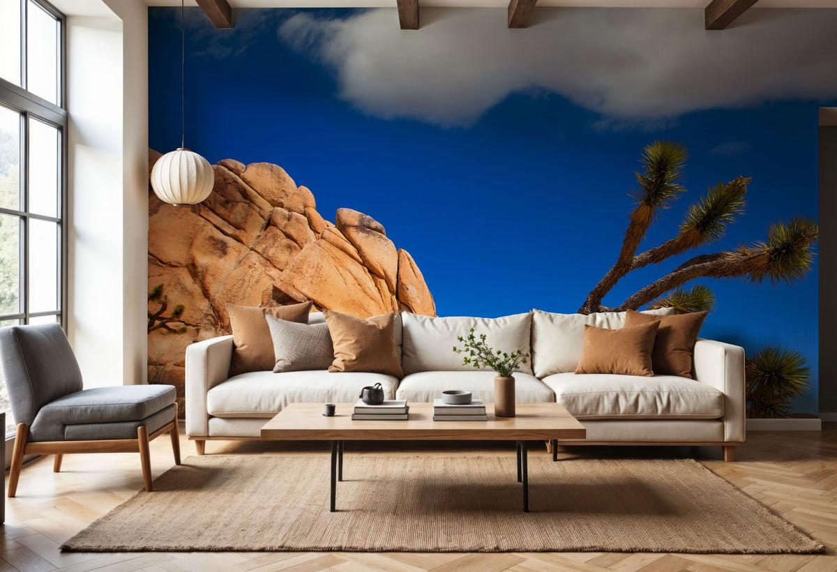 Joshua Tree Blue II Mural Wallpaper - room preview 06