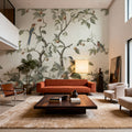 Bird Harmony, Cream Mural Wallpaper - room preview 06