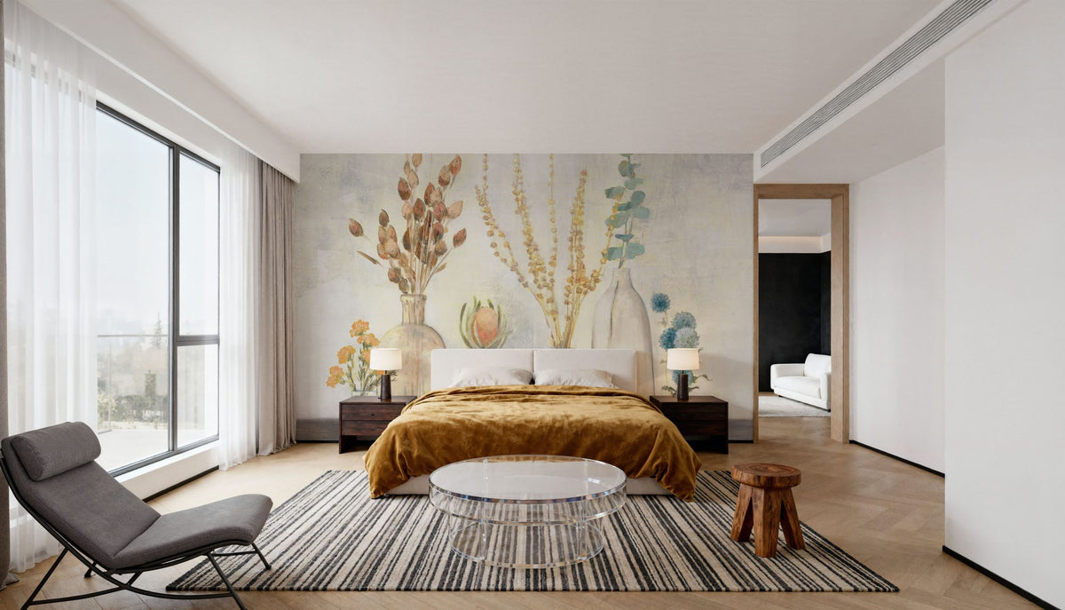 Cool Autumn Greenhouse Mural Wallpaper - room preview 06