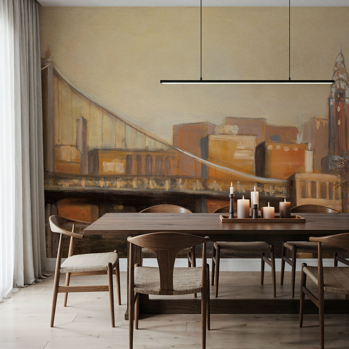 NYC After Dawn Crop Mural Wallpaper - room preview 06