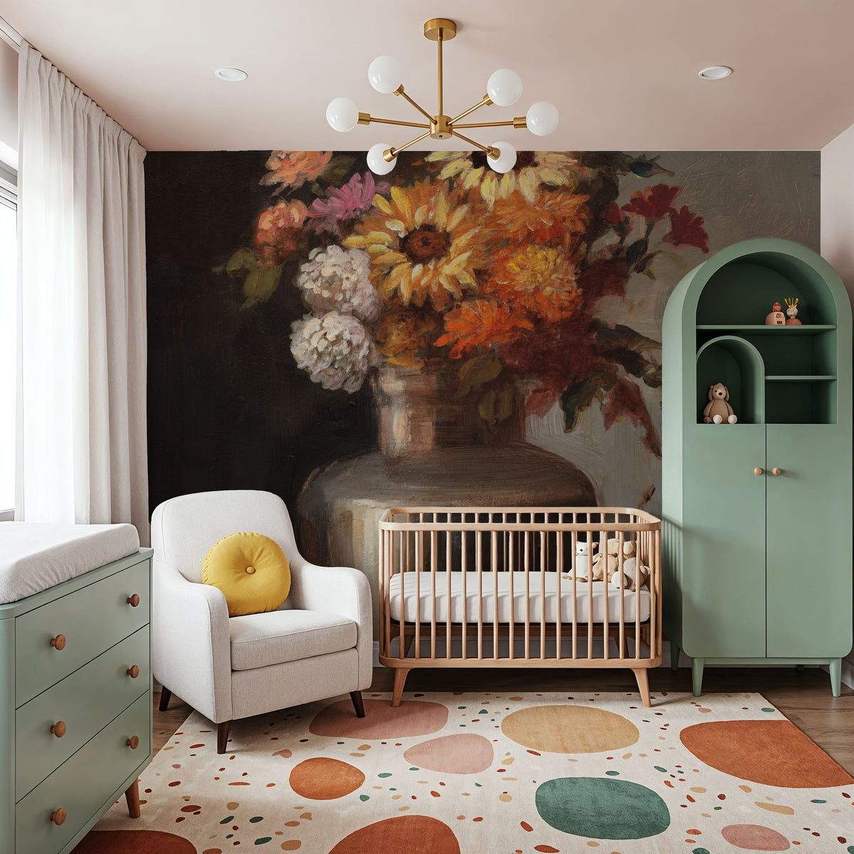 Echoes of Autumn Mural Wallpaper - room preview 06