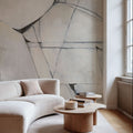 Whisper Abstract Mural Wallpaper - room preview 06