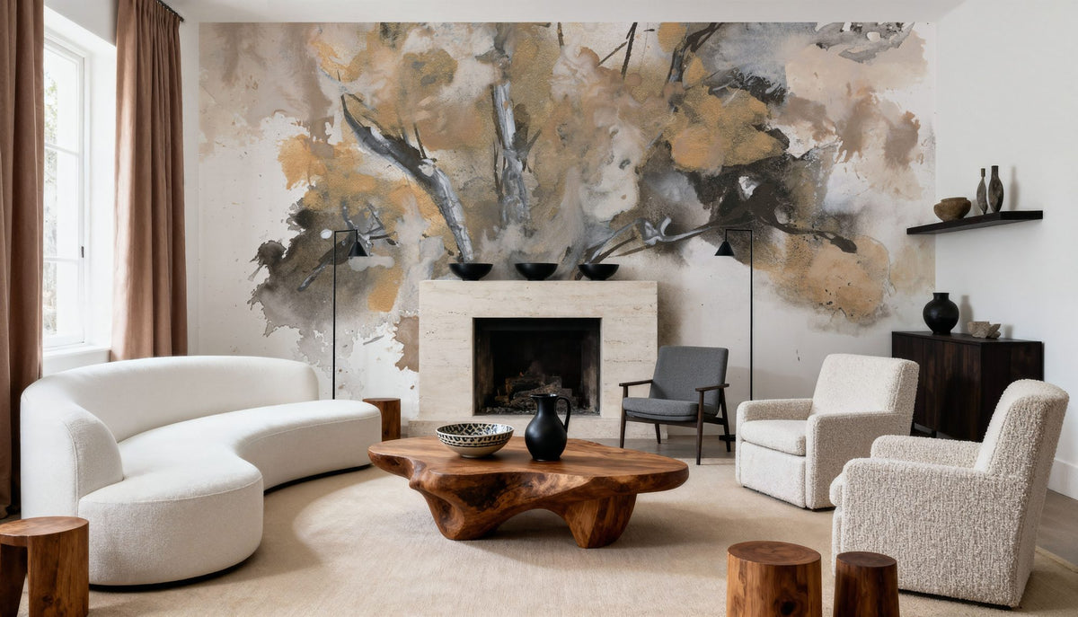 Treetops I Mural Wallpaper - room preview 06