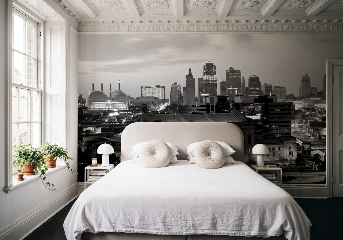 Kansas City Twilight Mural Wallpaper - room preview 06