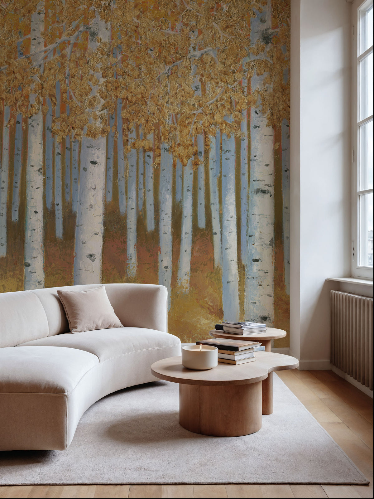 Bright Forest I Mural Wallpaper - room preview 06