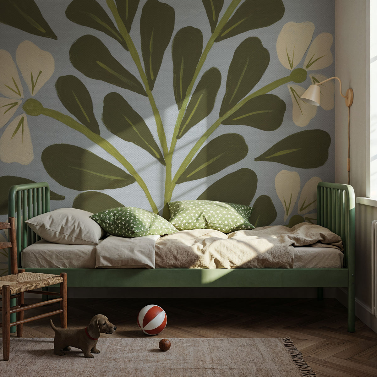 Botanical Bliss I Mural Wallpaper - room preview 06