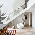 Floral Watercolor Abstract Green Mural Wallpaper - room preview 06
